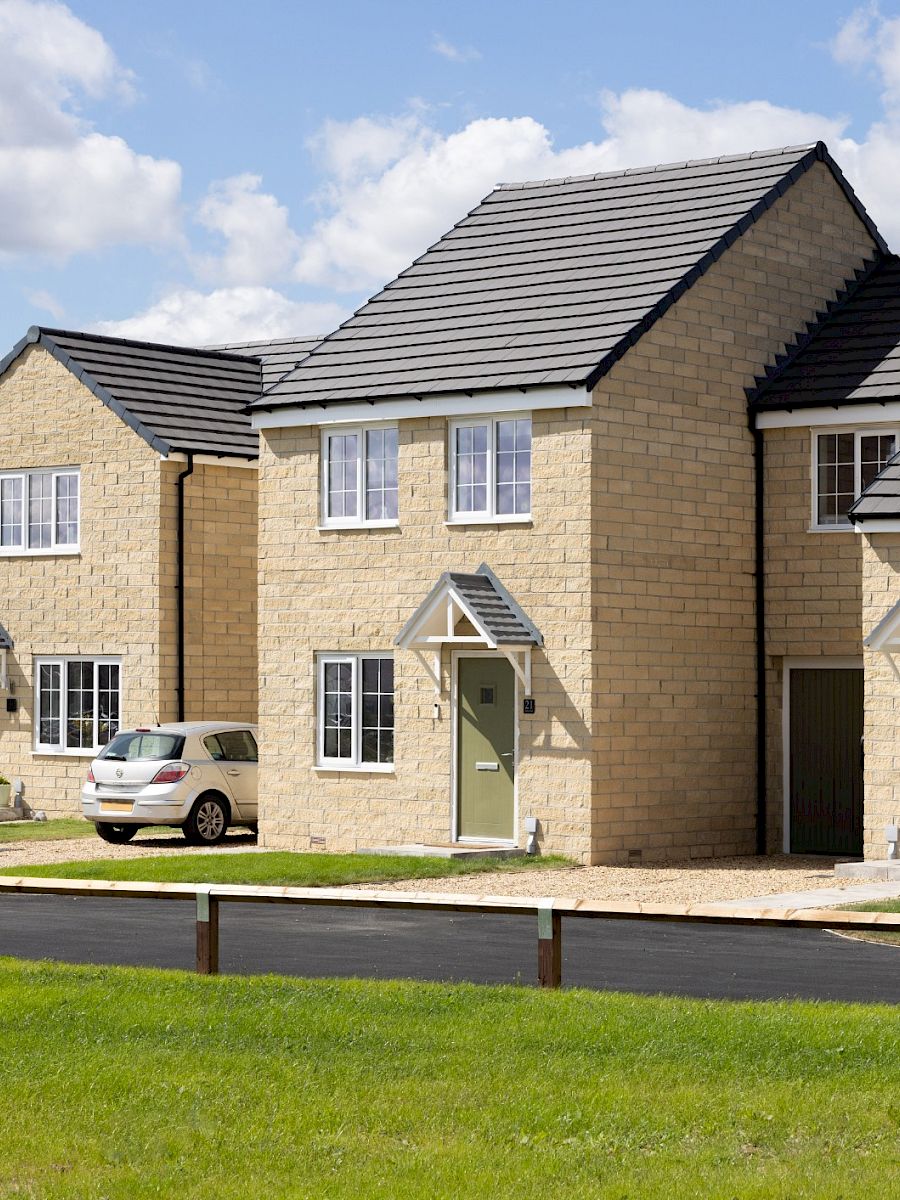 Street scene at Harriers Croft, Sutterton