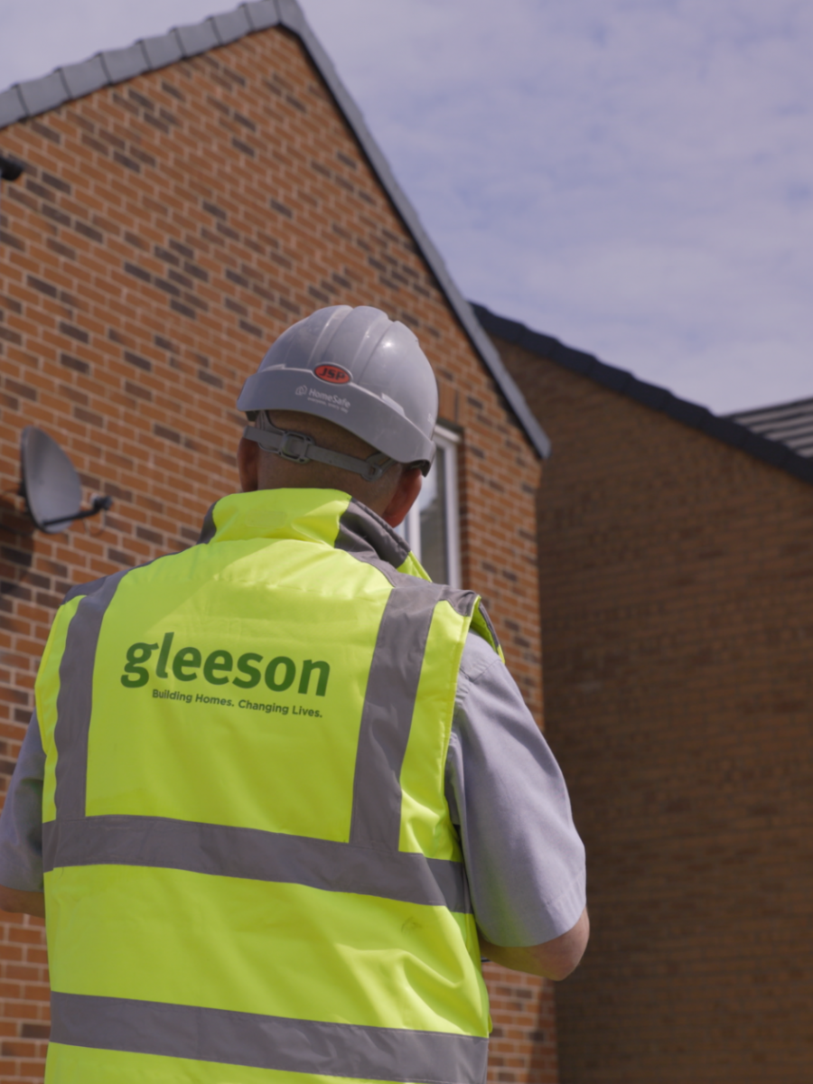 Site worker in PPE